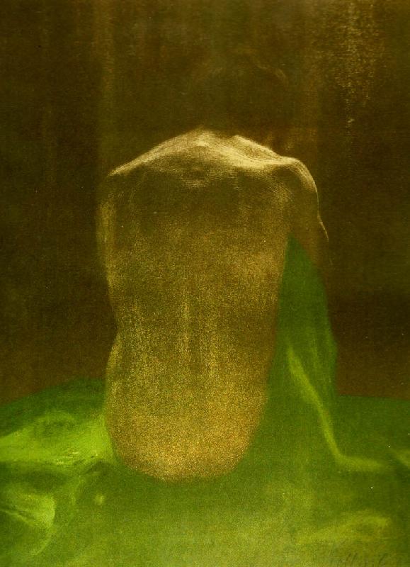 kathe kollwitz kvinnlig ryggakt pa gron duk oil painting image